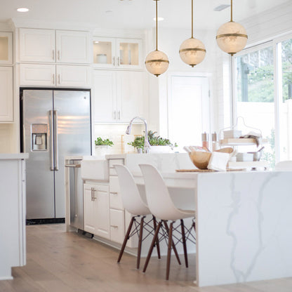 Canterbury LED Pendant Light in kitchen.