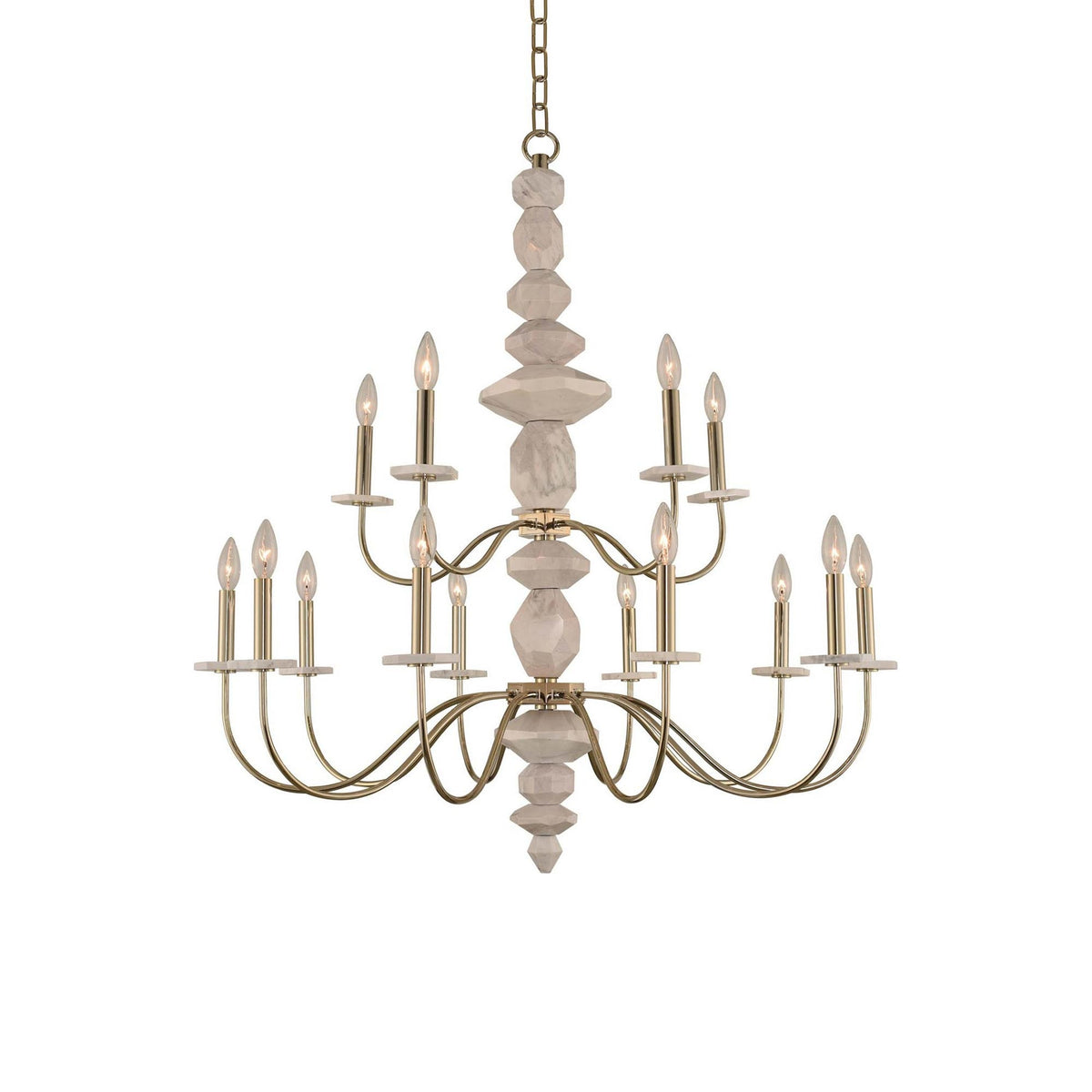 Carrara Tiered Chandelier.