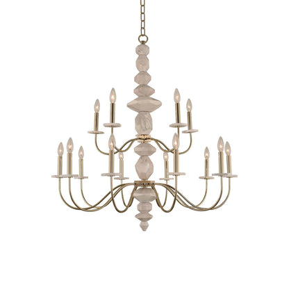 Carrara Tiered Chandelier.