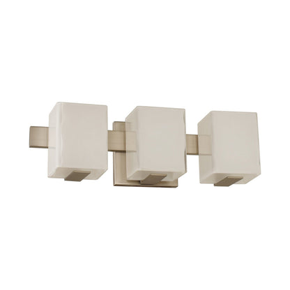 Catalina Bath Vanity Light in Satin Nickel (3-Light).
