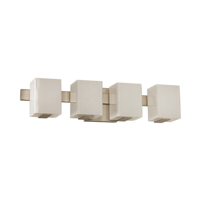 Catalina Bath Vanity Light in Satin Nickel (4-Light).