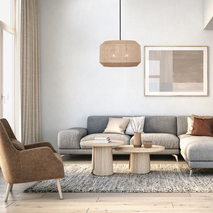 Cebu Pendant Light in living room.