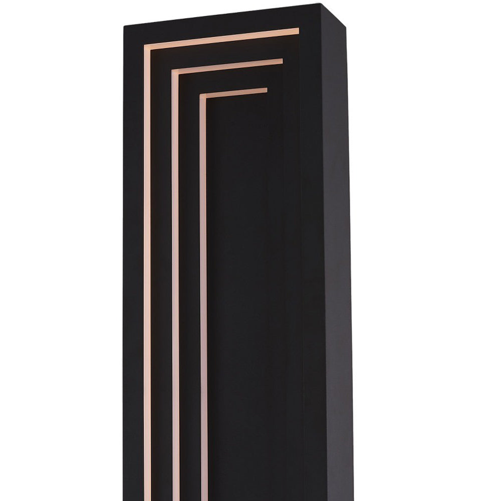 Chrysler Outdoor LED Wall Light in Detail.