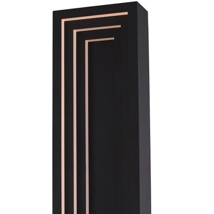 Chrysler Outdoor LED Wall Light in Detail.