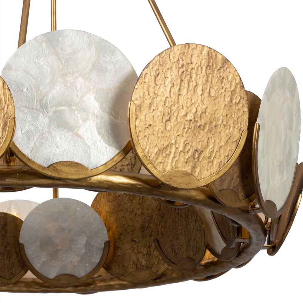 Cirque Chandelier in Detail.