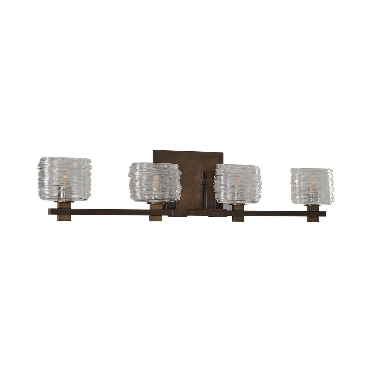 Clearwater Bath Vanity Light in Vintage Bronze (4-Light).