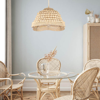 Coaxial Domed Pendant Light in dining room.