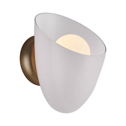 Cocoon Wall Light in White.