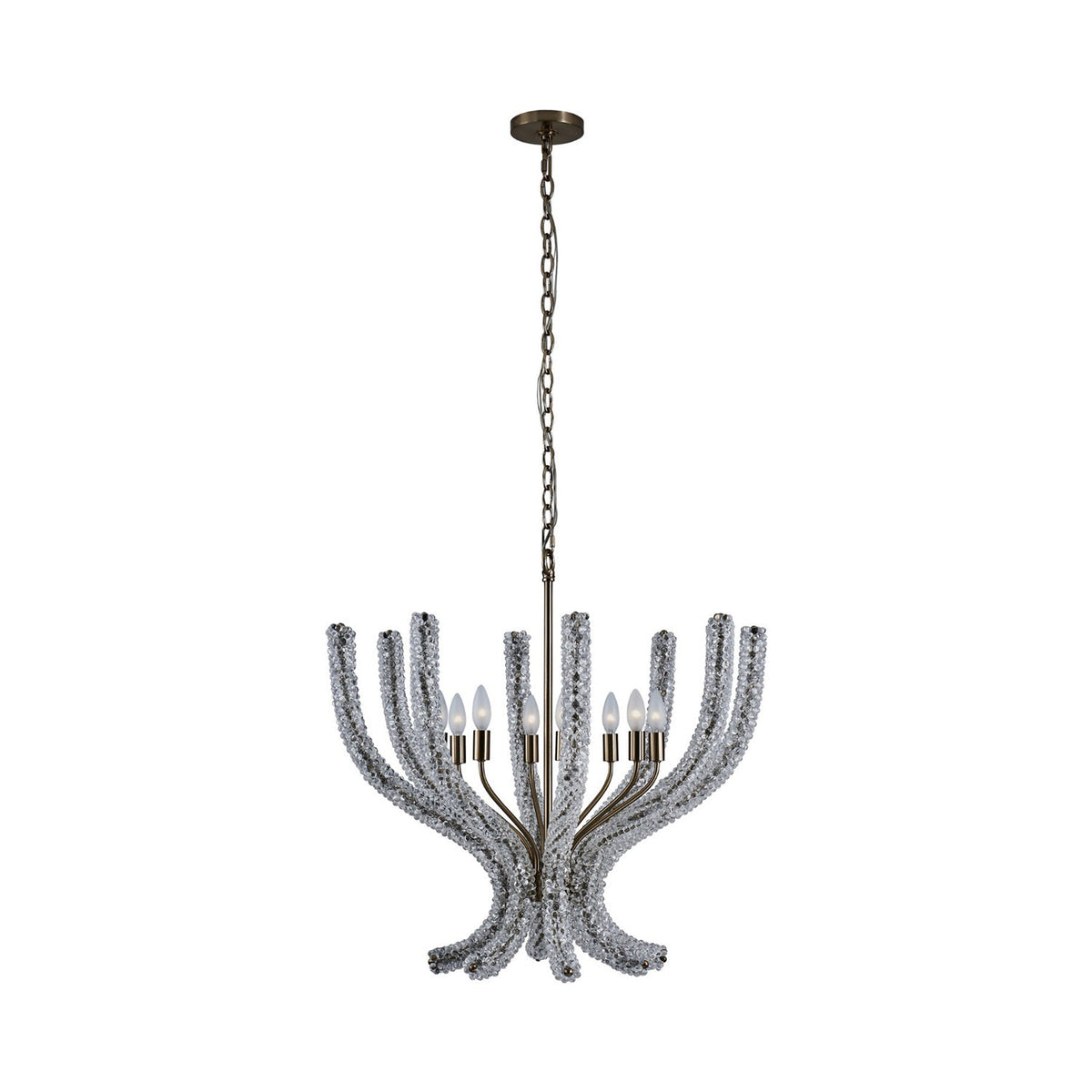 Coral Chandelier in Clear.
