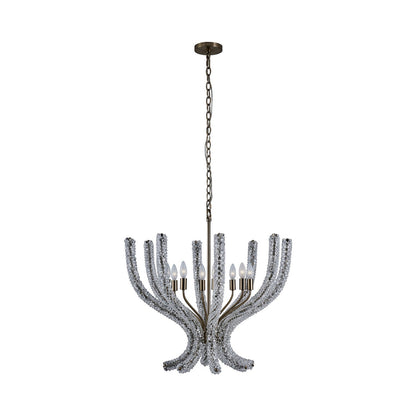 Coral Chandelier in Clear.