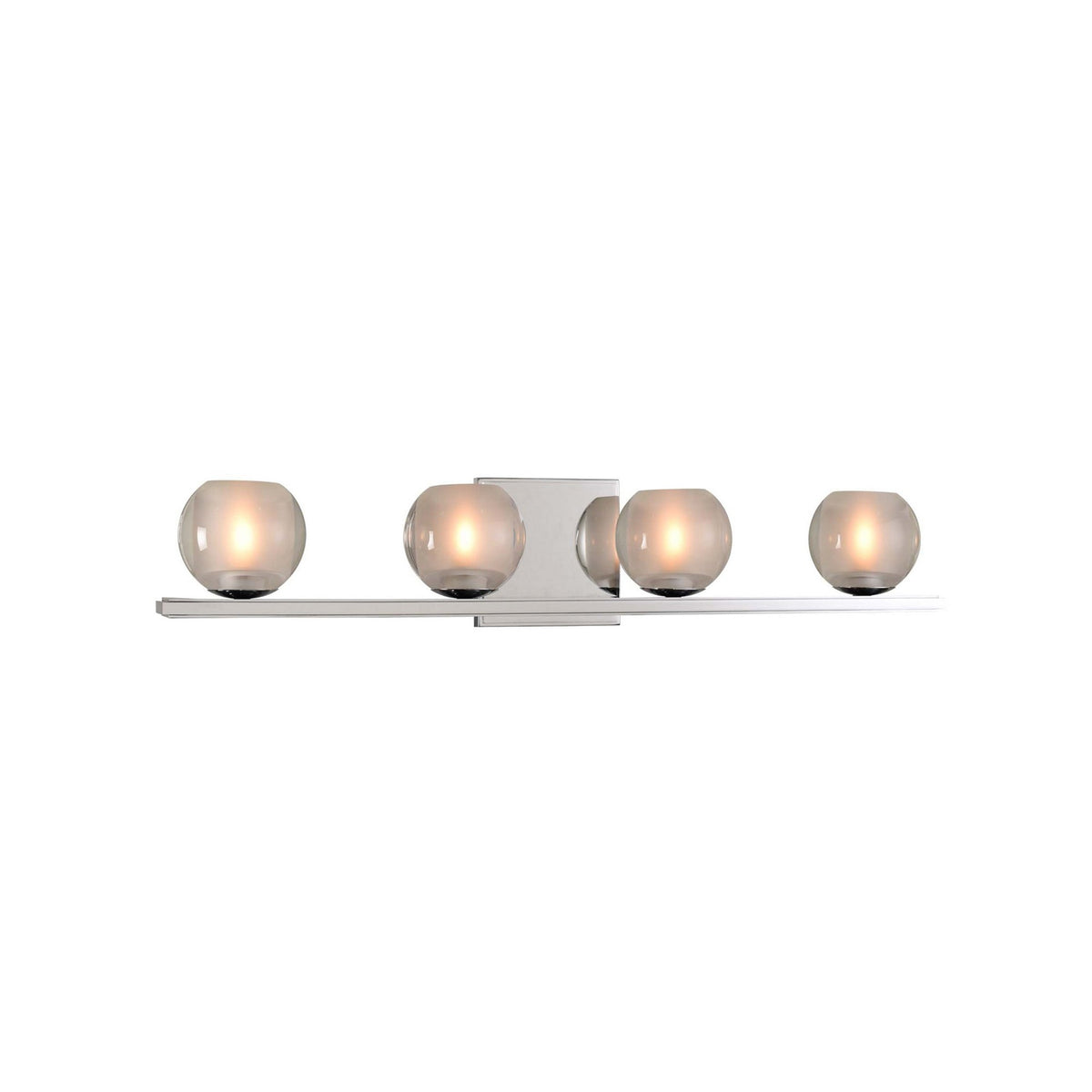 Corona Bath Vanity Light in Polished Chrome (4-Light).