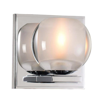 Corona Bath Wall Light in Polished Chrome.