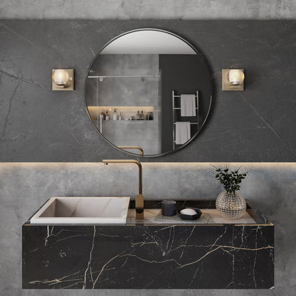 Corona Bath Wall Light in bathroom.