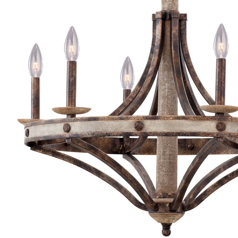 Coronado Chandelier in Detail.