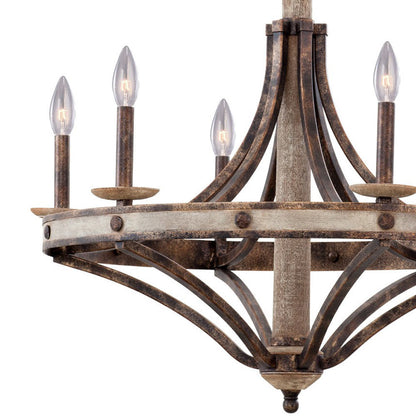 Coronado Chandelier in Detail.