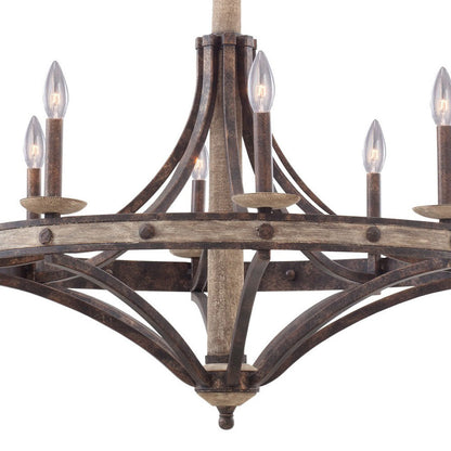 Coronado Chandelier in Detail.