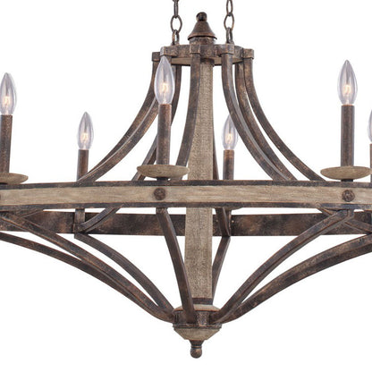 Coronado Oval Chandelier in Detail.