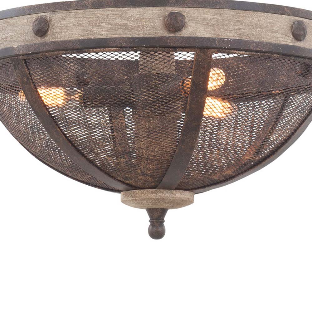 Coronado Semi Flush Mount Ceiling Light in Detail.