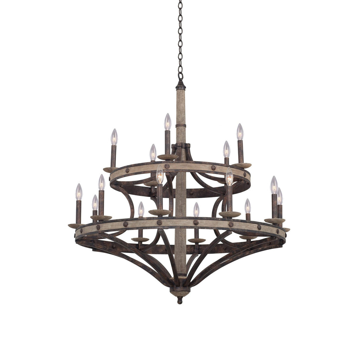 Coronado Tiered Chandelier.