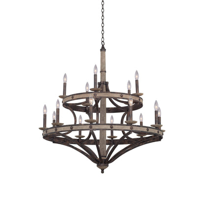 Coronado Tiered Chandelier.
