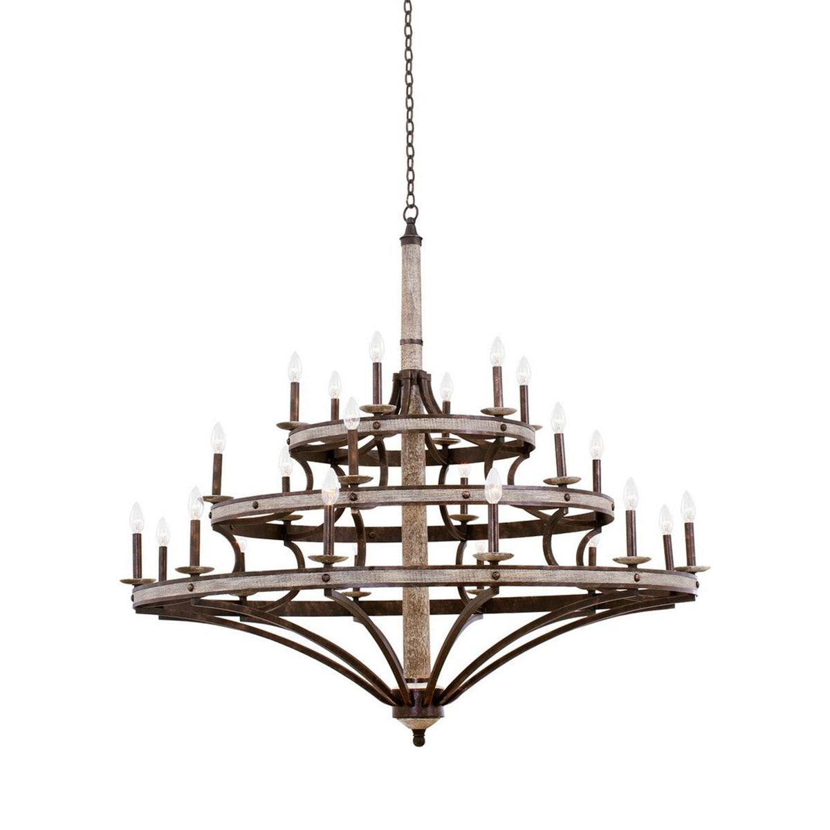 Coronado Tiered Chandelier (24-Light).