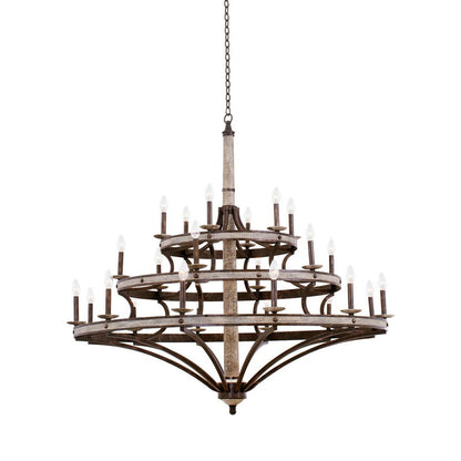 Coronado Tiered Chandelier (24-Light).