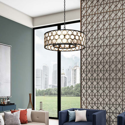 Corsa Pendant Light in living room.
