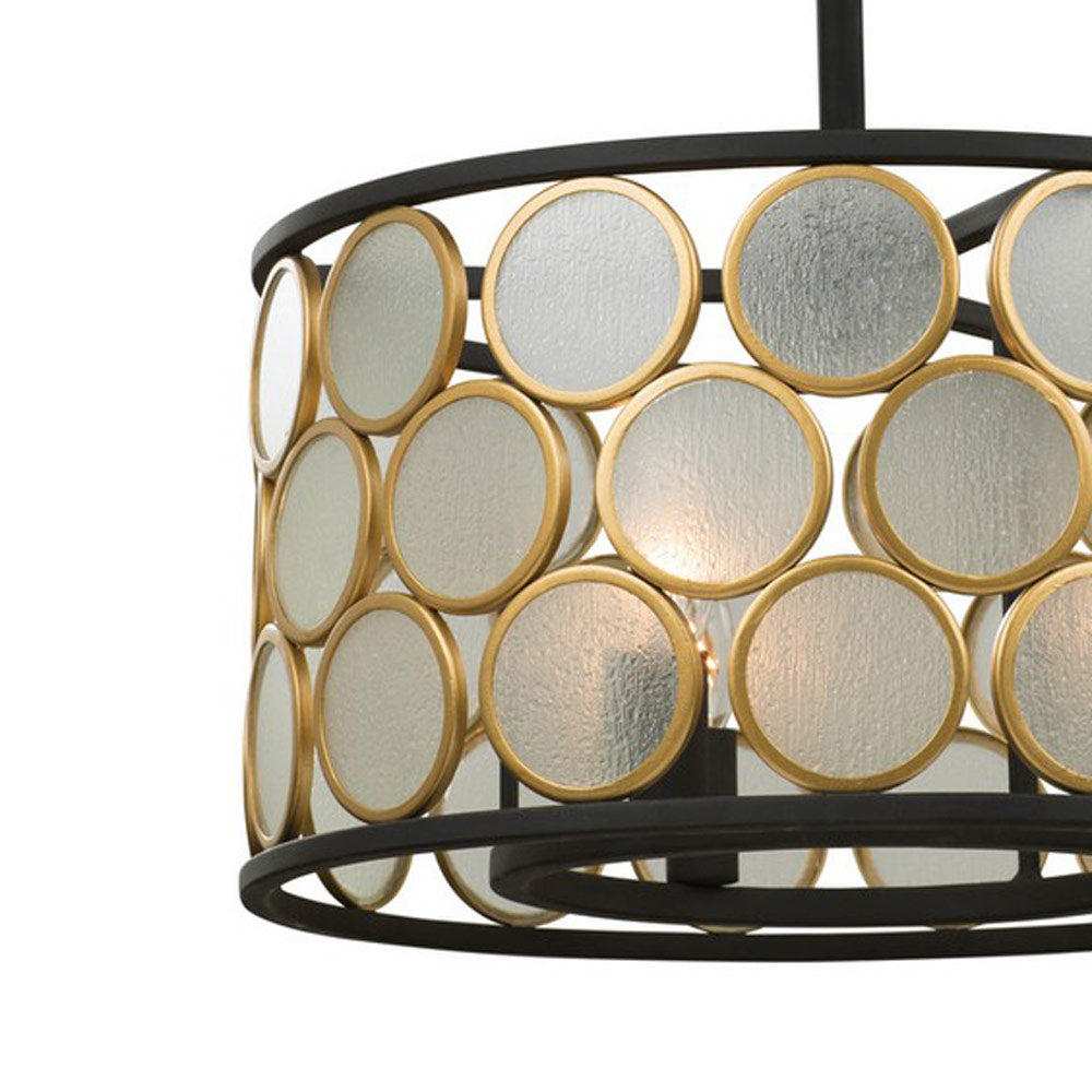 Corsa Semi Flush Mount Ceiling Light in Detail.