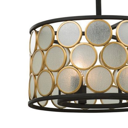 Corsa Semi Flush Mount Ceiling Light in Detail.