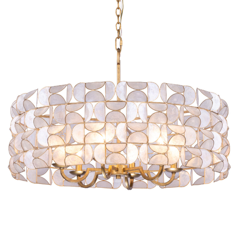 Crescent Pendant Light in Detail.