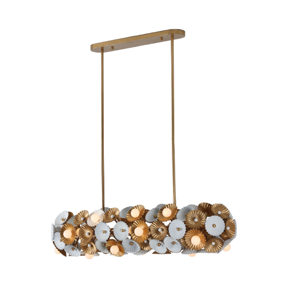 Damask Linear Pendant Light.