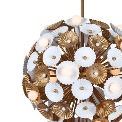 Damask Orb Pendant Light in Detail.