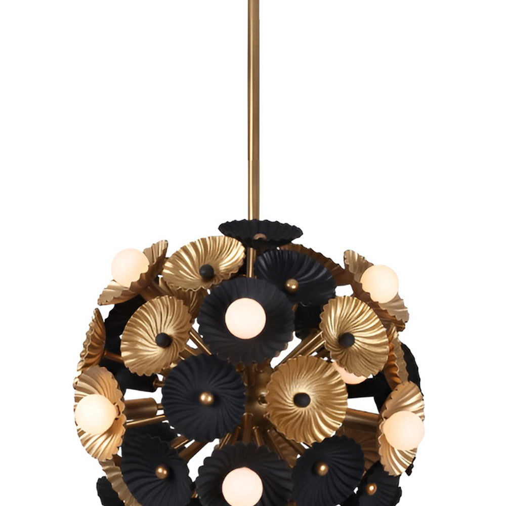 Damask Semi Flush Mount Ceiling Light in Detail.