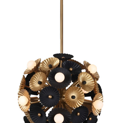 Damask Semi Flush Mount Ceiling Light in Detail.