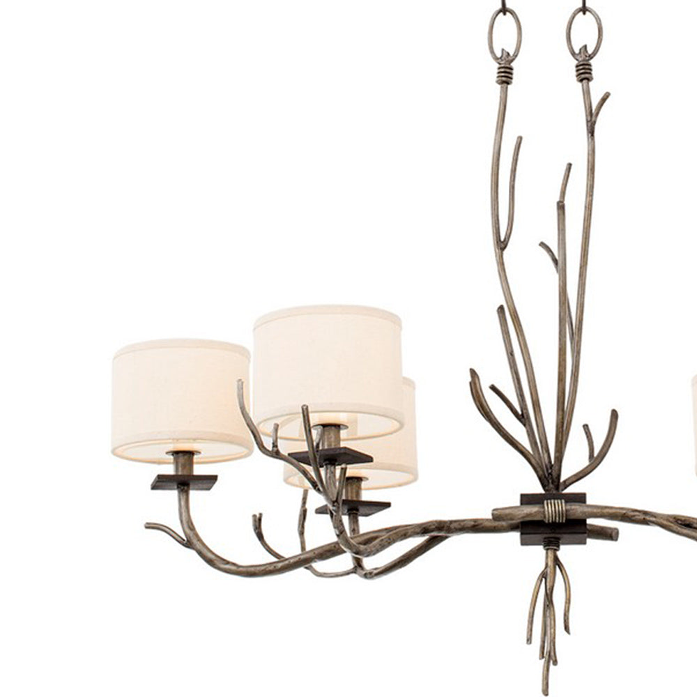 Denali Oval Chandelier in Detail.