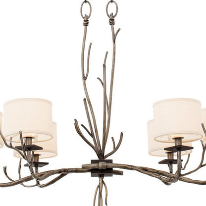 Denali Oval Chandelier in Detail.
