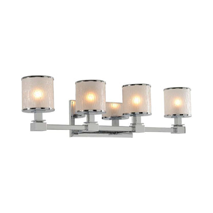 Destin Bath Vanity Light in Polished Chrome (4-Light).
