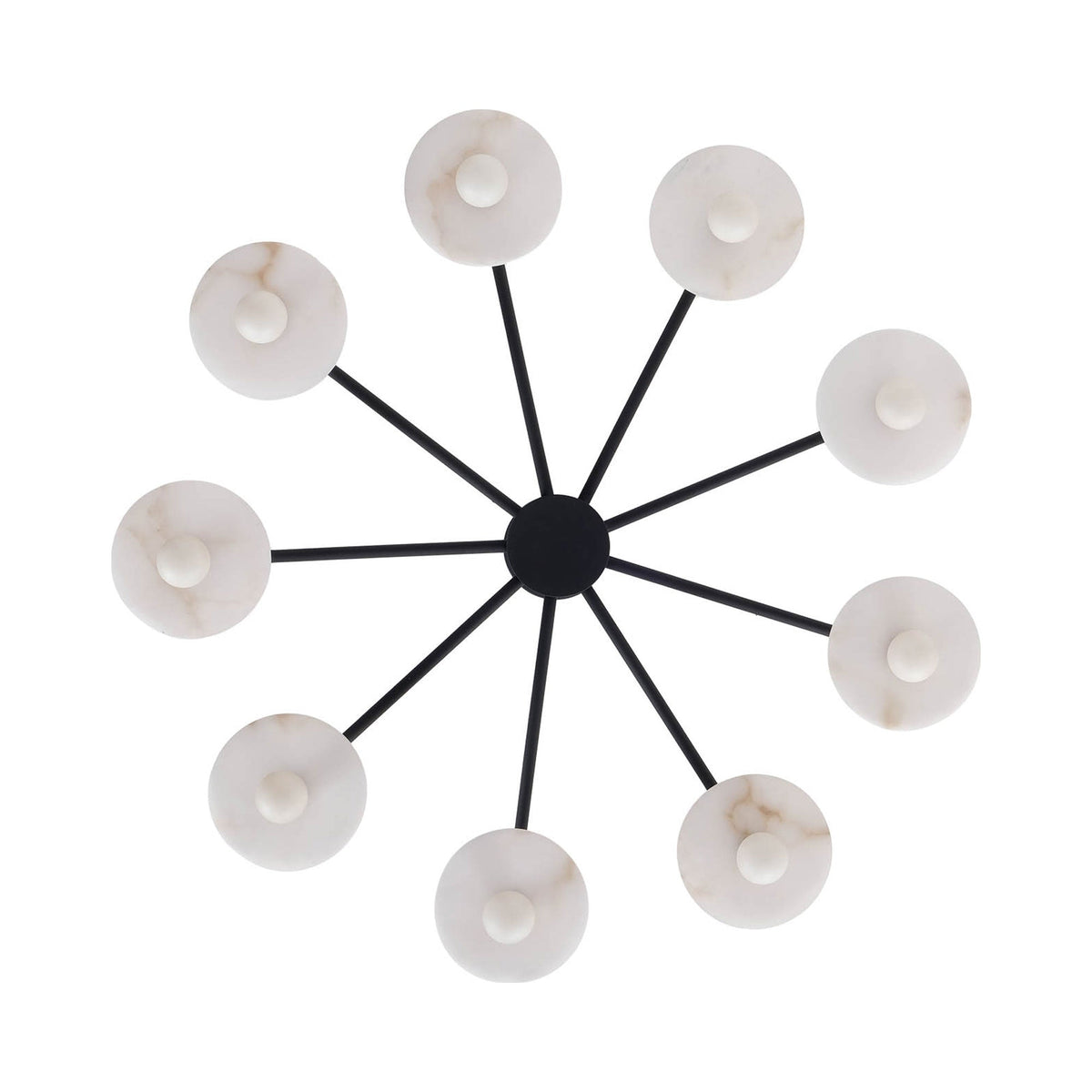 Discus Chandelier in Detail.