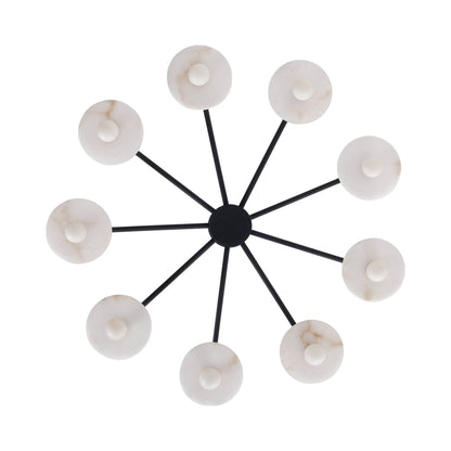 Discus Chandelier in Detail.