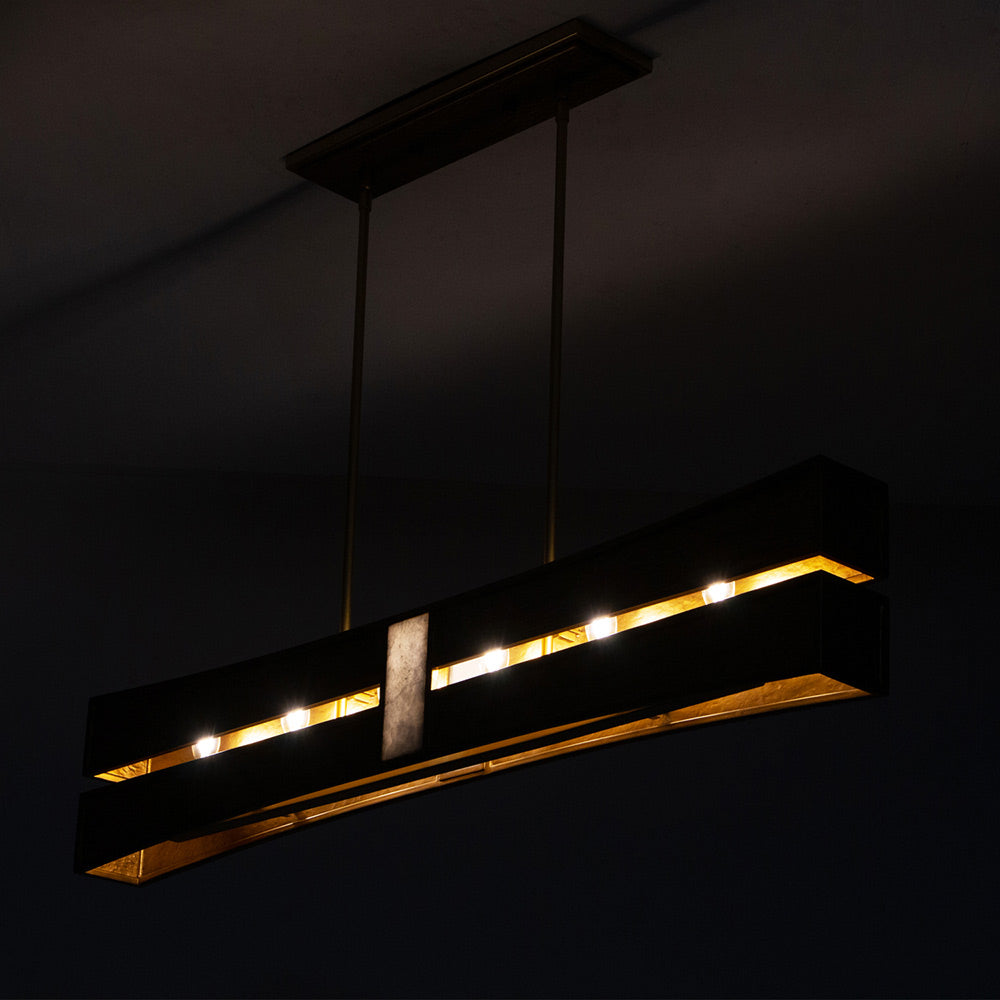 Dos Linear Pendant Light in Detail.