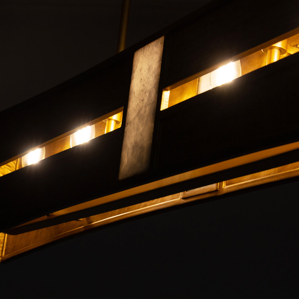 Dos Linear Pendant Light in Detail.
