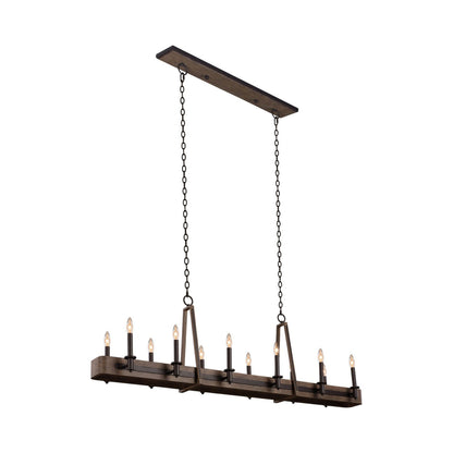 Duluth Linear Pendant Light (12-Light).