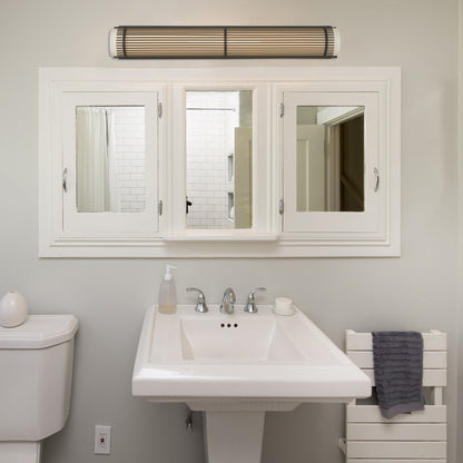Edgewater LED Bath Wall Light in bathroom.