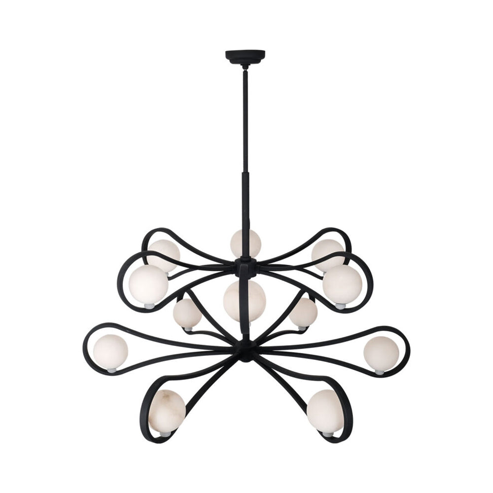 Elliptical Chandelier.