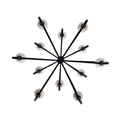 Elliptical Chandelier in Detail.