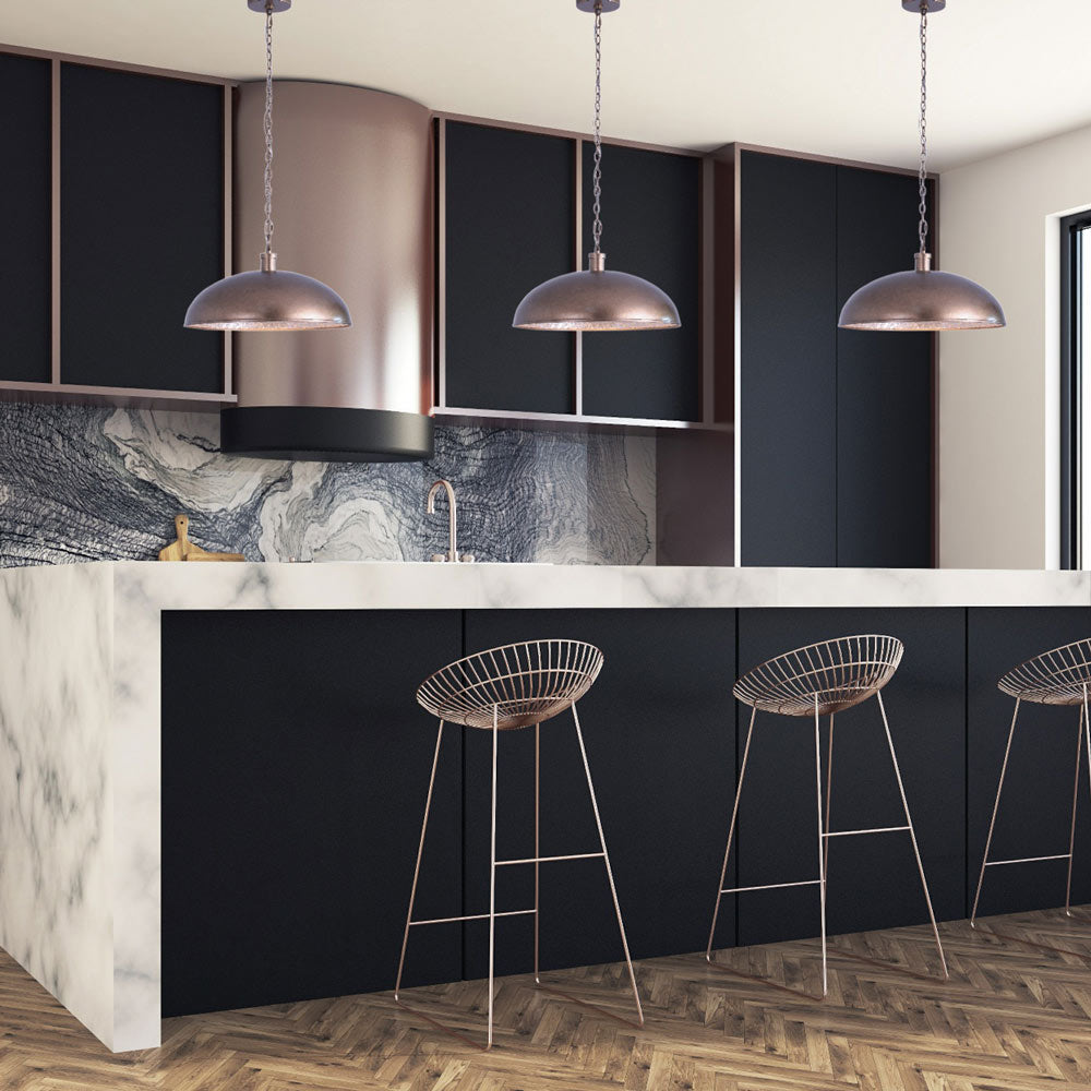 Emblem Pendant Light in dining room.