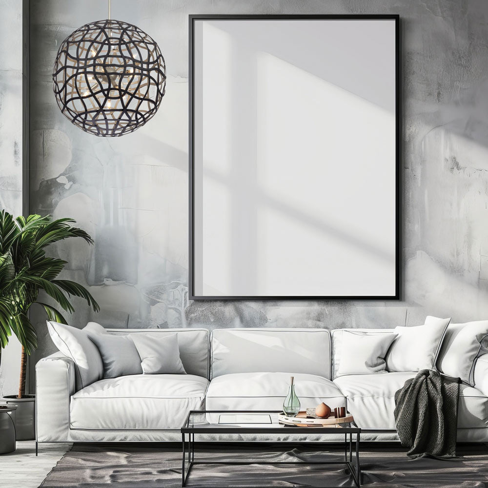 Entice Pendant Light in living room.
