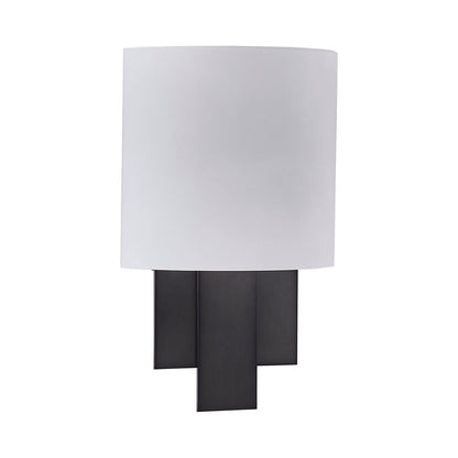Espille ADA Wall Light in Satin Black Nickel.