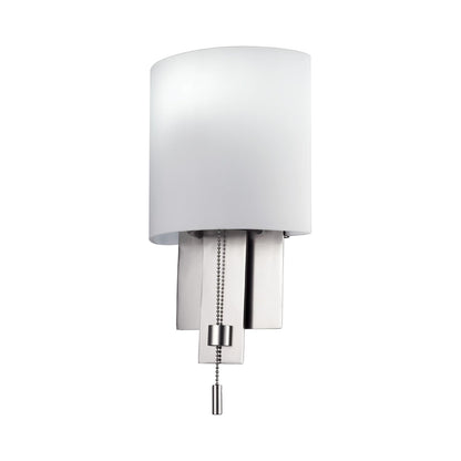 Espille Wall Light in Satin Nickel (Pull-chain).