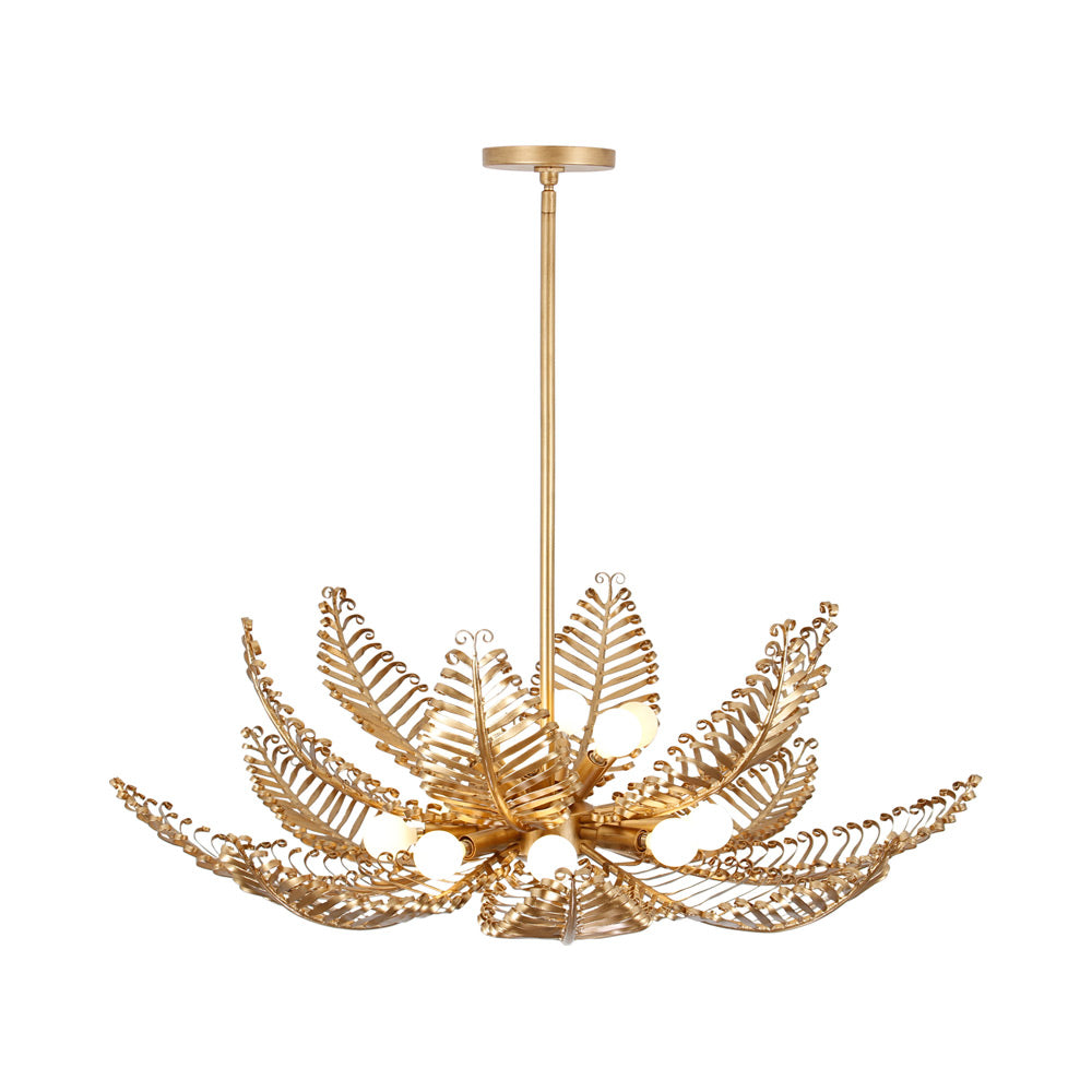 Fern Chandelier in Detail.